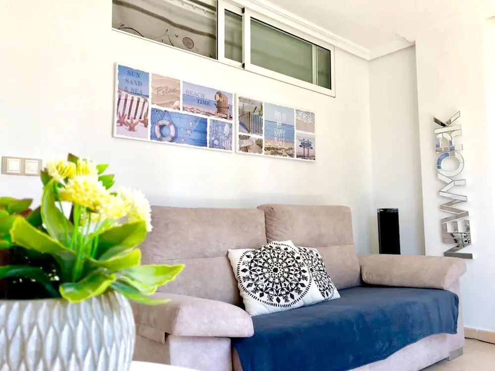 Apartment with One Bedroom in Benidorm, with Wonderful Sea View, Pool Access, Balcony - 350 M From the Beach
