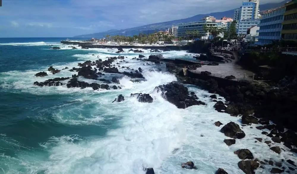 Studio in Puerto de la Cruz, With Wonderful sea View, Furnished Balcony and Wifi Near the Beach