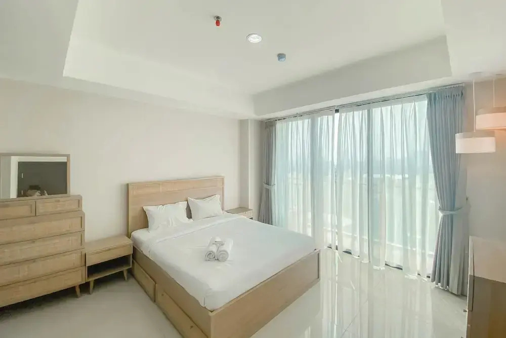 Spacious and Combined 1BR Apartment at Nine Residence