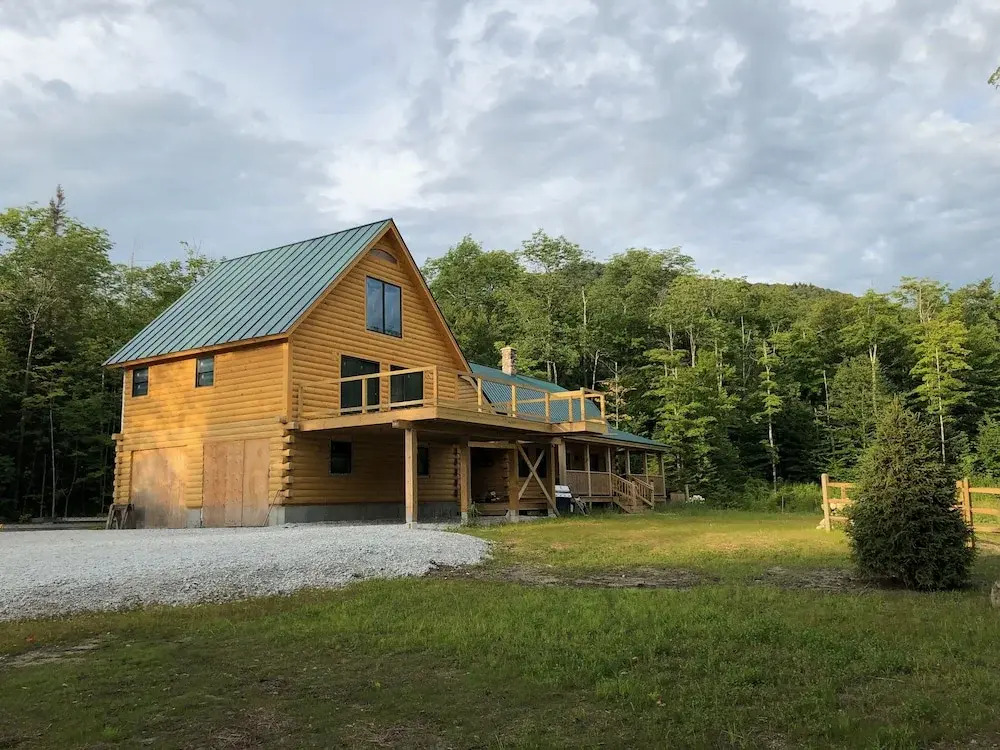 Serenity to the Log Castle is an authentic log home (brand-new construction)