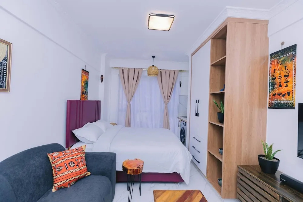 Stylish Studio in Smart Homes Kilimani,yaya Centre Nairobi,gym and Free Parking