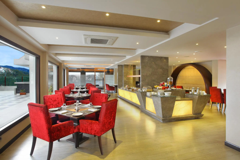 Marigold Sarovar Portico Shimla with Heated pool and AC Rooms-A Resort cottage and SPA