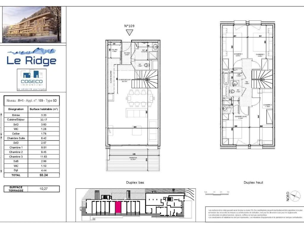 Appartement Les Arcs 1600, 5 pièces, 11 personnes - FR-1-461A-2