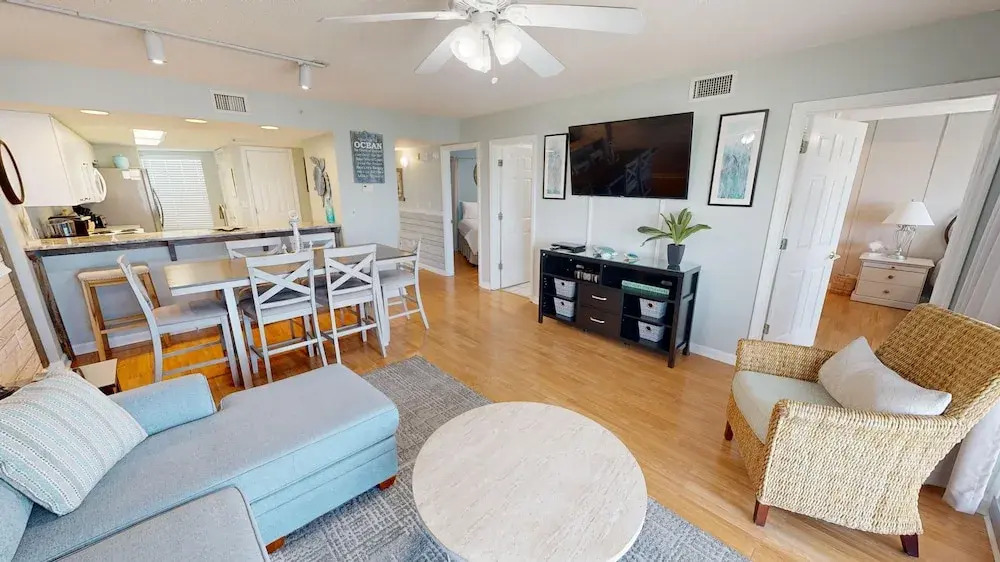 Seacrest 710 is 2 BR Top Floor Gulf Side unit - Beautifully decorated by RedAwning