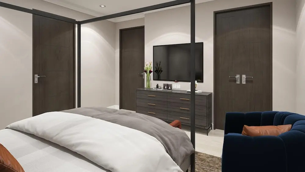 Stylish 3 Bedroom in the Trendy Warehouse District