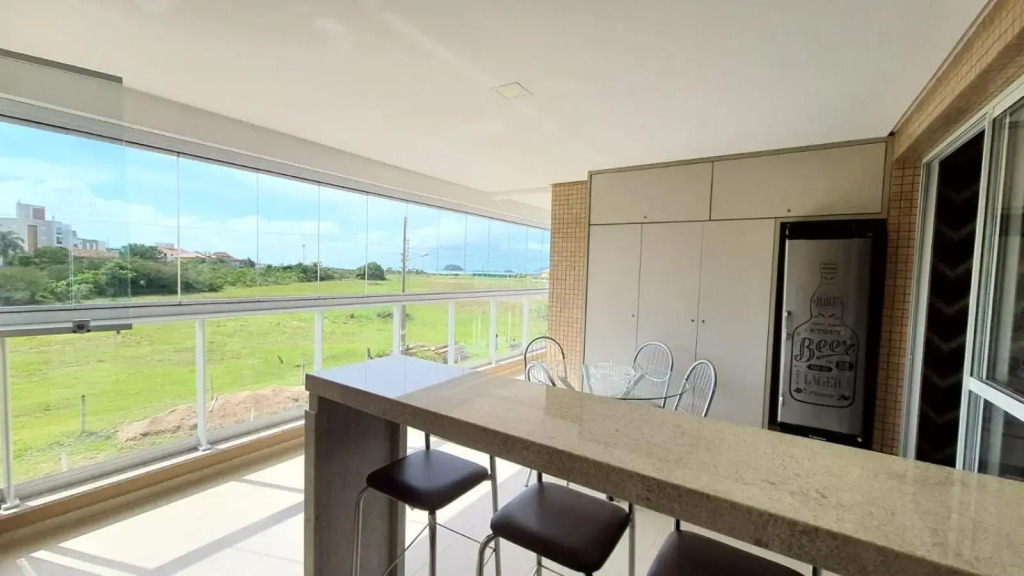 La Palma Residence - Apto de Frente pra Praia com Vista Pro Mar p/ 10 pessoas