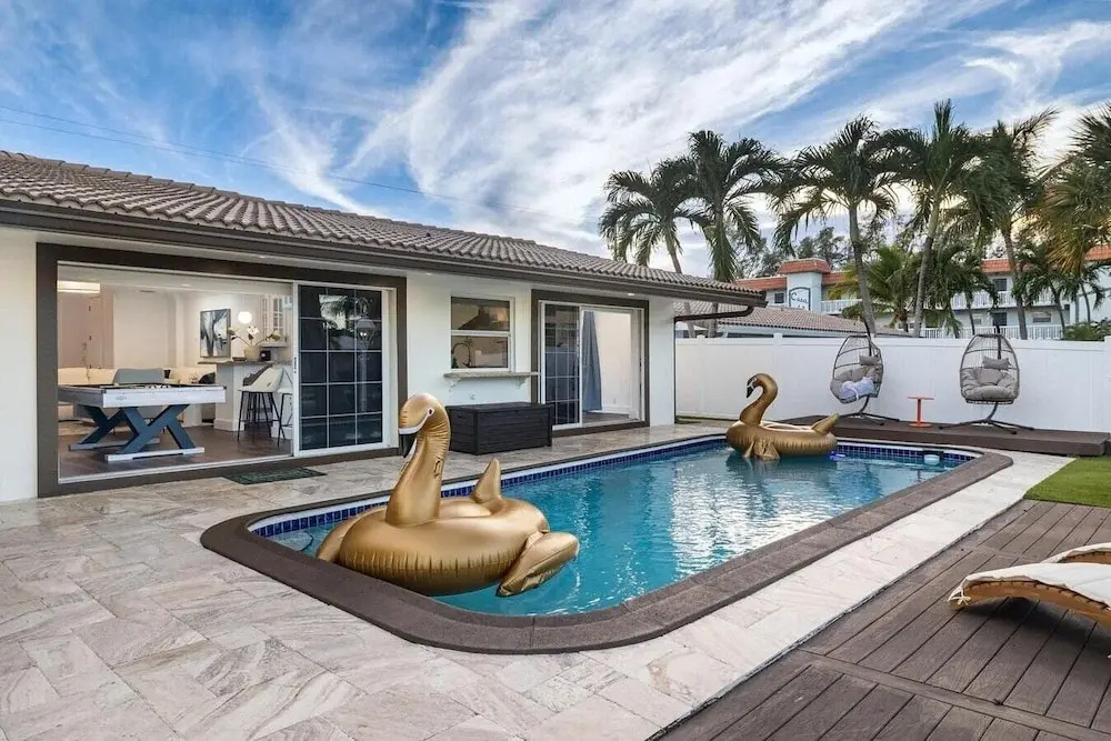 Fort Lauderdale 4Bd Villa Waterfront Dock Pool
