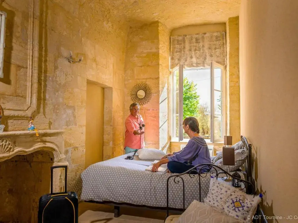 Maison troglodyte de charme avec salle de jeux et spa à Vouvray - FR-1-381-87