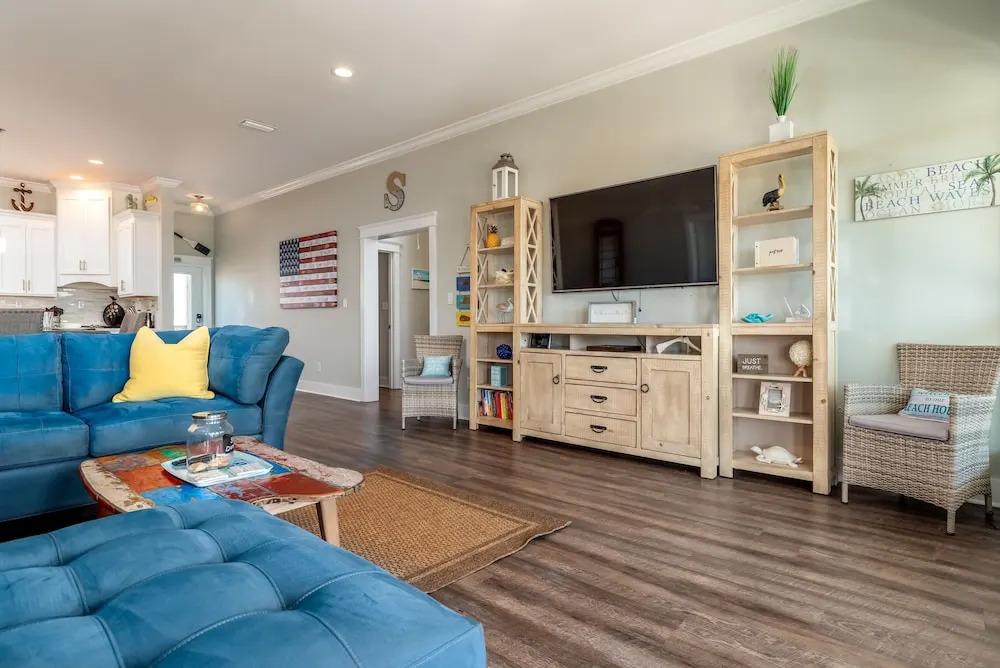 Seabatical - Gulf And Bay Views - Steps To The Water - Enjoy A Family Dinner After A Great Day On The Beach! 3 Bedroom Home by RedAwning