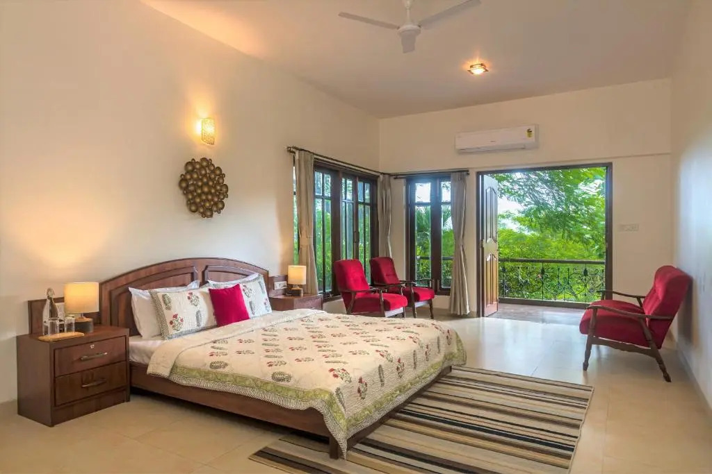 SaffronStays Ananya, Karjat - pet-friendly pool villa with a party deck and games