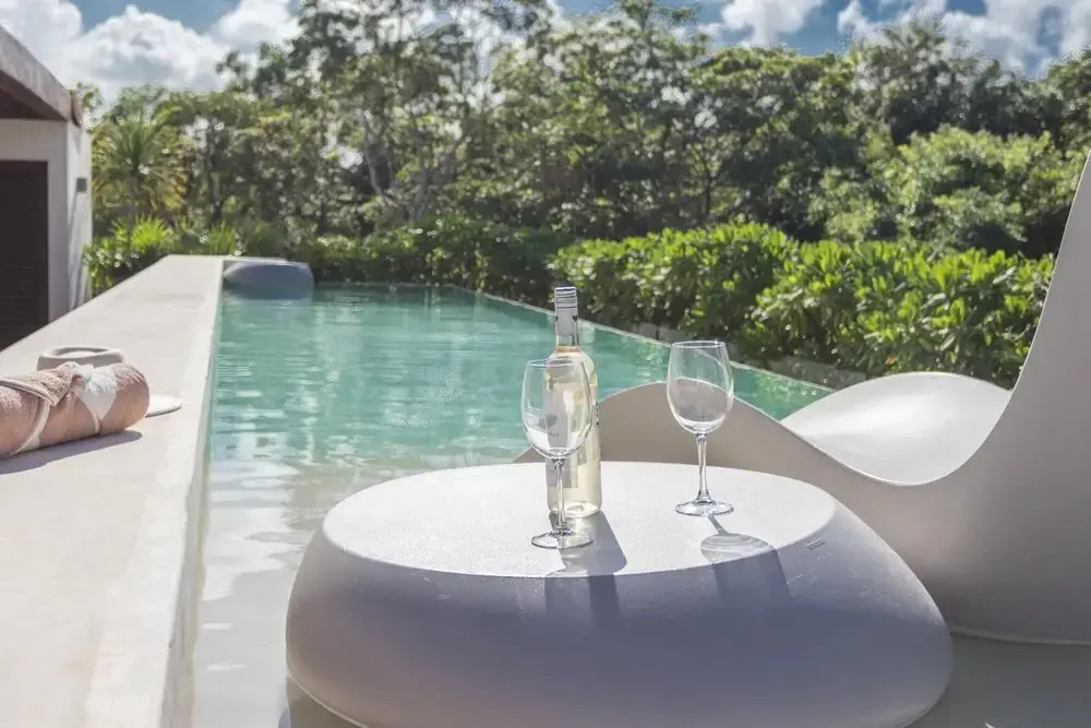 Luxurious Lovely 2BR Apartment Luum Zama Private Pool Garden Terrace Nice Amenities