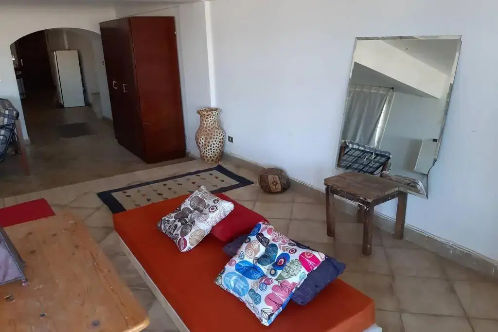 Beach apartment in front of the sea