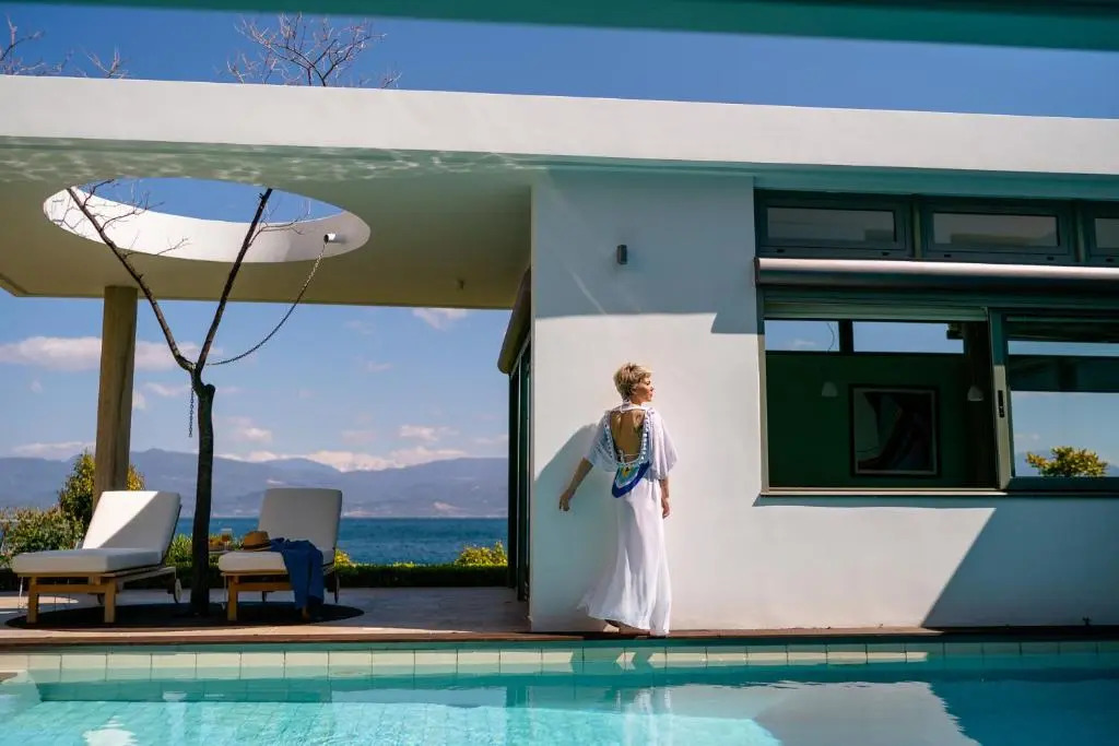 Lefkon Villa with pool by the Sea - NPeloponnese