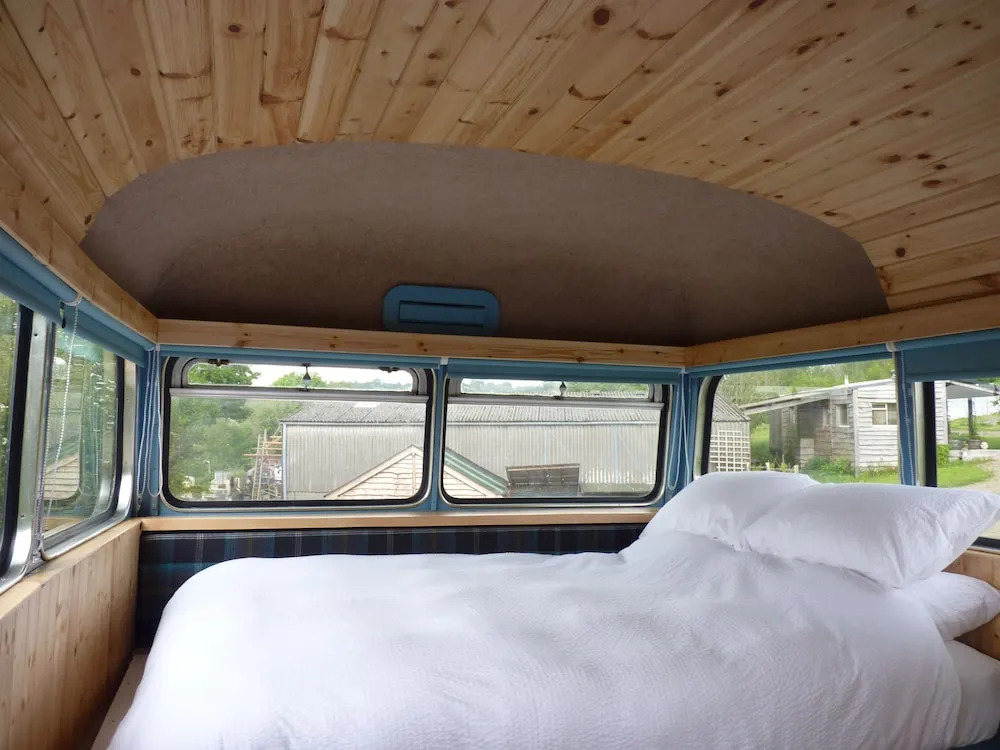 Ceridwen Glamping, double decker bus and Yurts