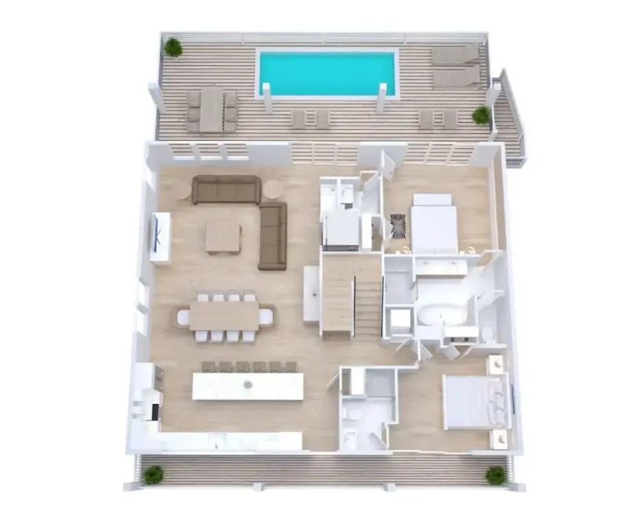 Beach Blessing- Pool Elevator Sleeps 16 SIX Bedrooms 6 Baths