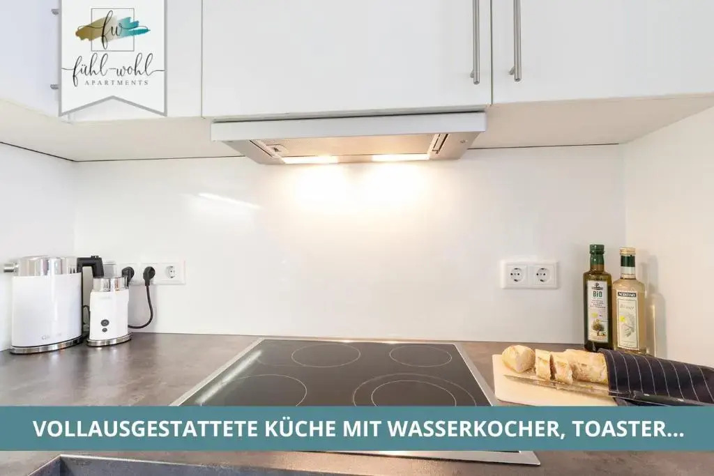 Apartment am Hofgarten - 2 Zi Küche, Duschbad, Balkon und Parkplatz