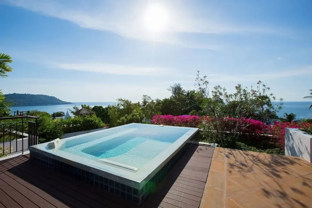 Ocean views Kata gardens penthouse 6C near Kata Noi Beach
