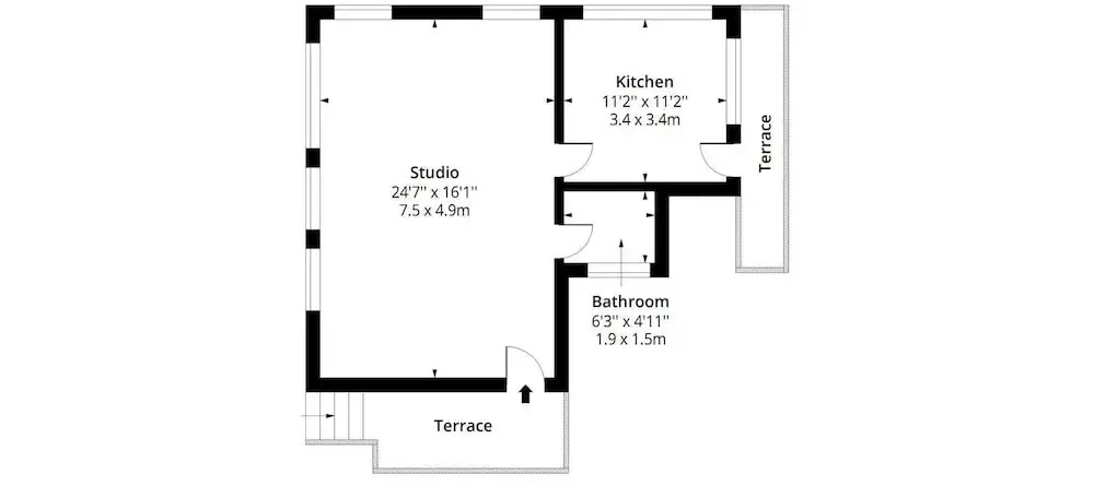 Thamel Apartment Thamel 5 min Walk 1bhk 3rd Floor