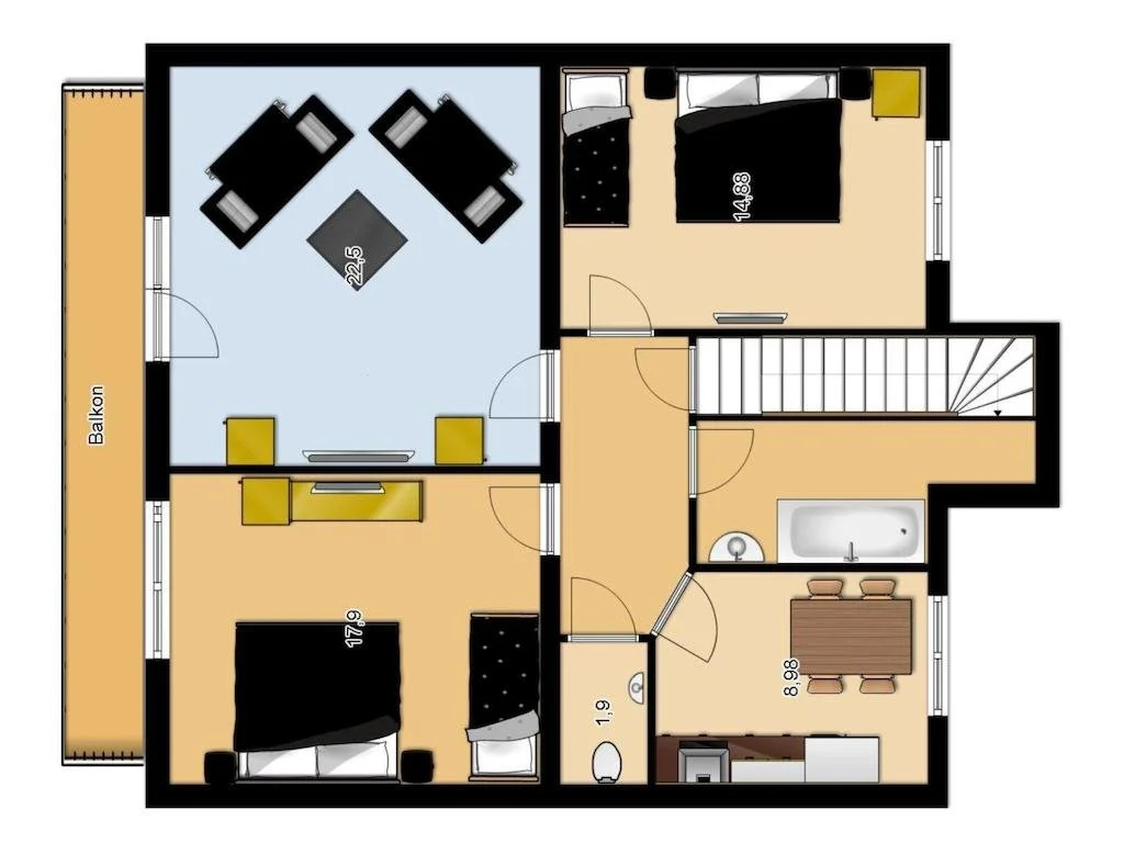 Appartement Popelka