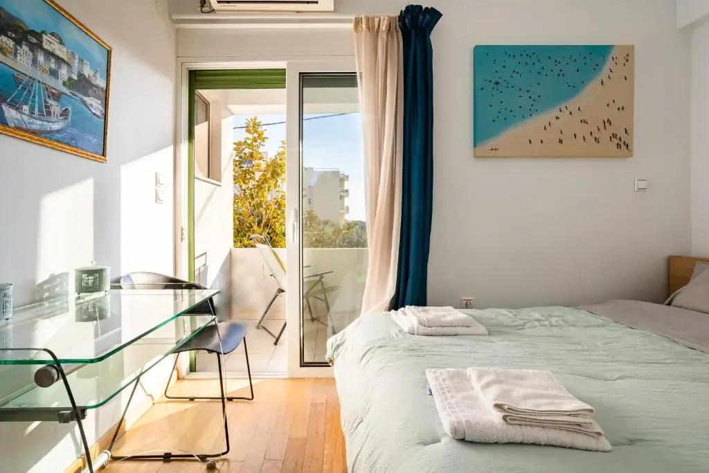 Studio Manolia on the beach