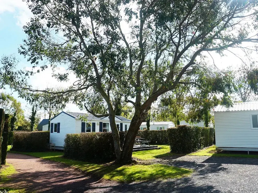 Comfortable Mobile Home With Veranda in Charming Normandy