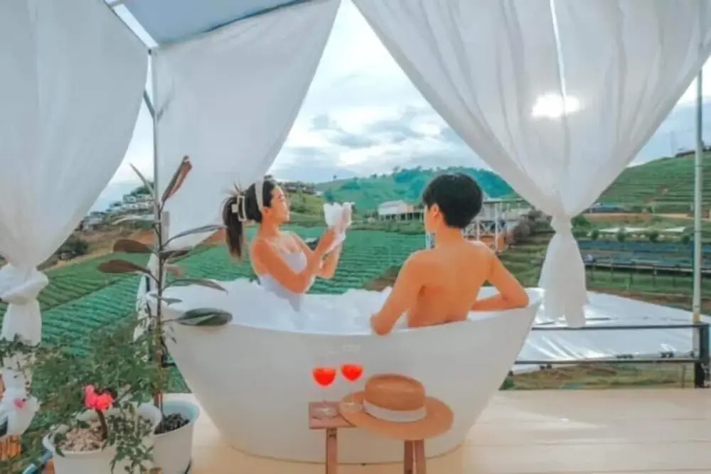 ภูวินคาเฟ่ โฮมสเตย์ Phuwin Homestay Monjam