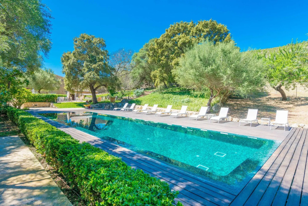 Son Simo Vell Pool & Vineyard Views