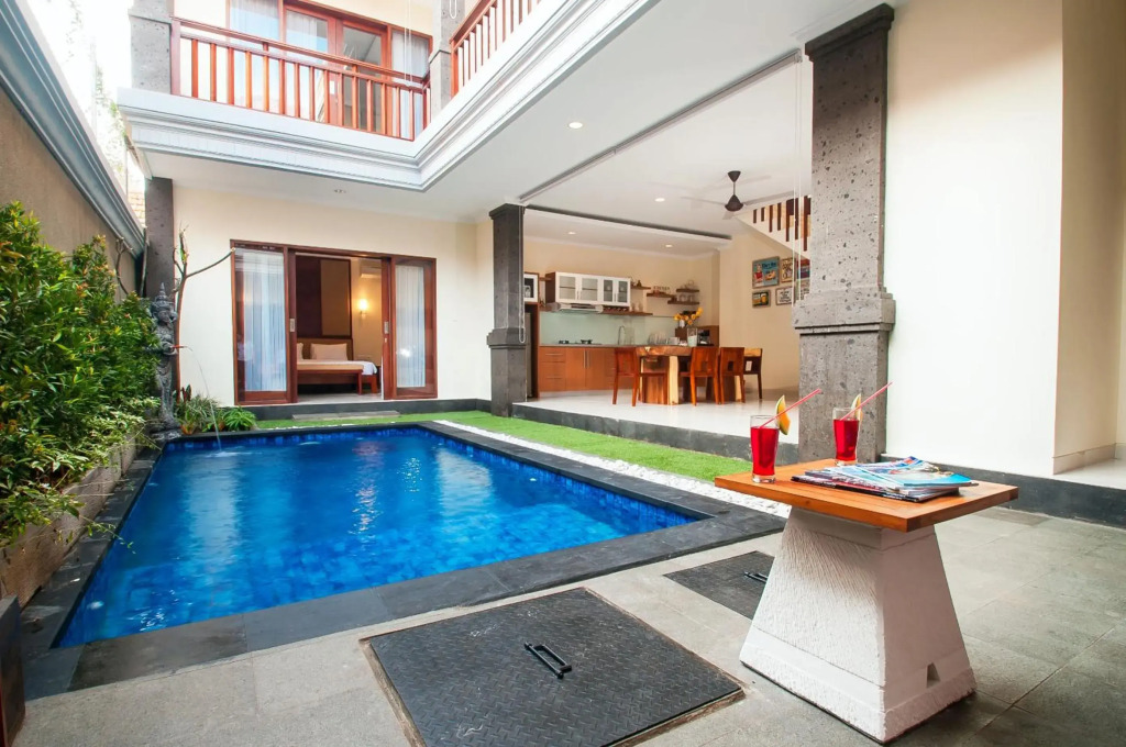 Green three bed room villa private pool