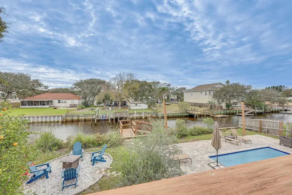 Canal-front St Augustine Home w/ Dock & Pool!