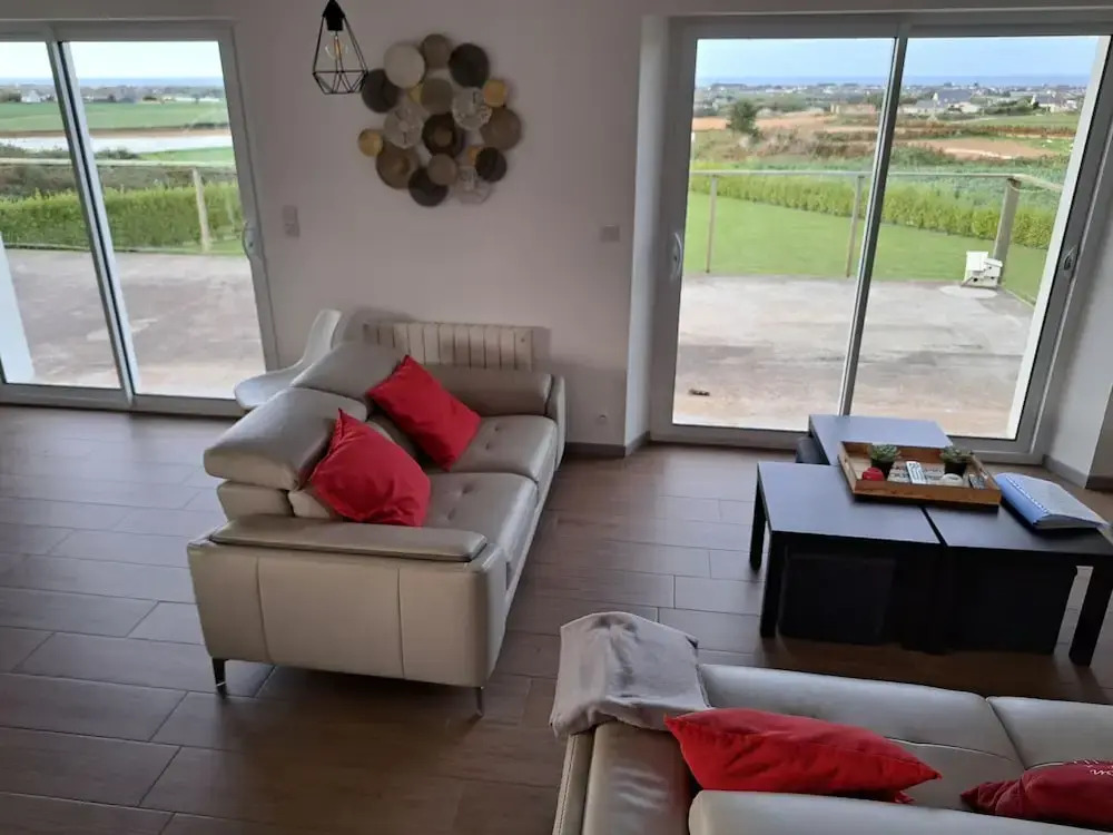Holiday home 10 pers , panoramic sea view, Cléder
