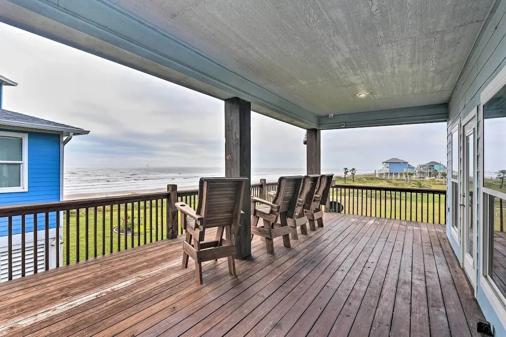 Group Getaway w/ Deck, Steps to Crystal Beach!