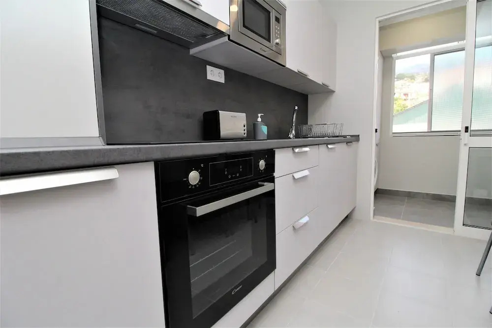 Grey Apartment in City Center with Sea View