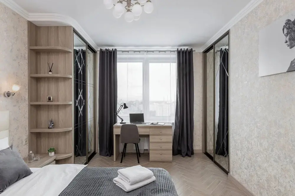 3-room apt with view of National Library