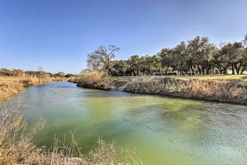 Blanco Riverfront Historic Home, 3 Mi to Downtown!