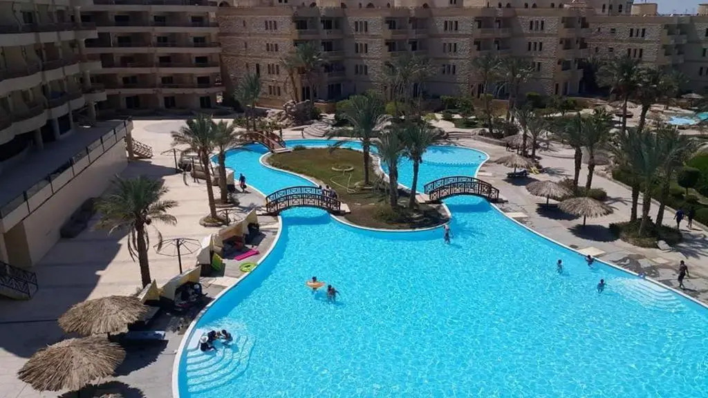 Comfortable studio pool view hurgada palma