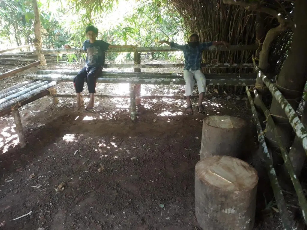 family huts