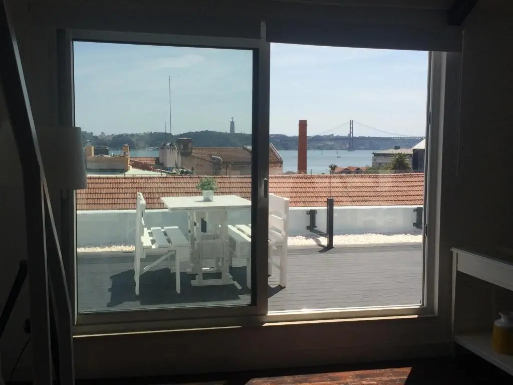 A Terrace on a Topfloor with a View