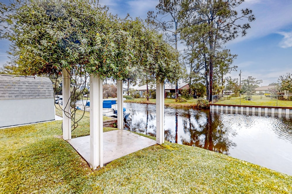 Dog-friendly Canal-front Home Near Lake Jackson With Water Views, Grill, Firepit