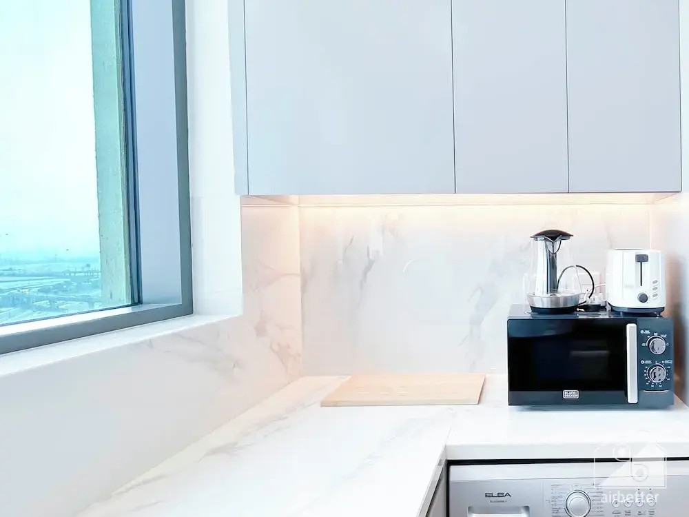 Cozy 1BR With Balcony & Views in Azizi Fawad