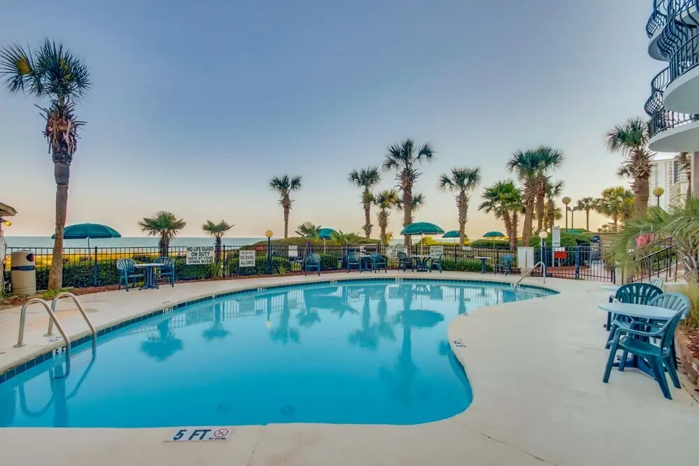 Beach-front Condo with Private Balcony