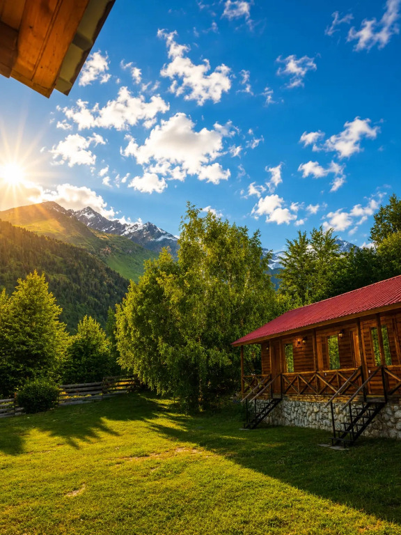 Отель Ushba Hill Panoramic Lodge Becho