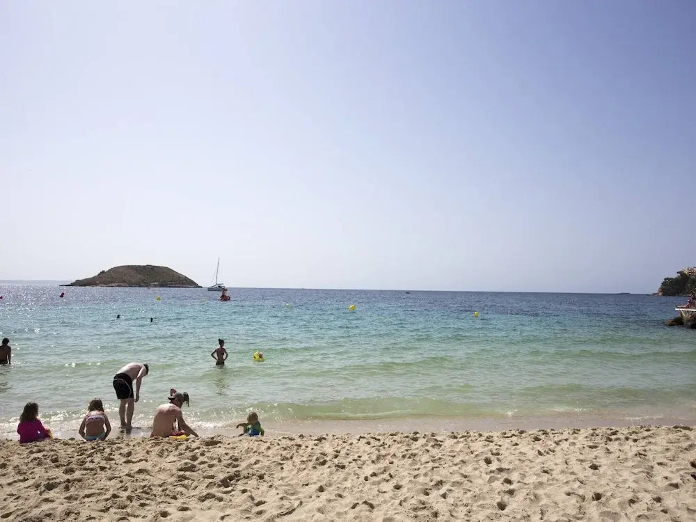 The Villa Located in Cala Vinyes, has a Private Pool