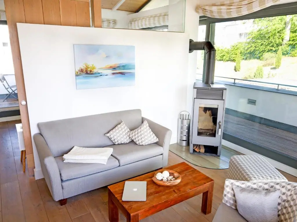Villa Paula in Sellin - Penthouse mit Kamin und Dachterrasse