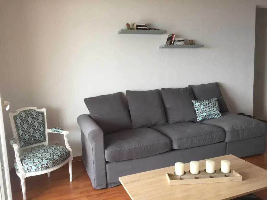 Appartement T3 classé 3 étoiles vue mer avec terrasse ,plage 2 minutes à pied