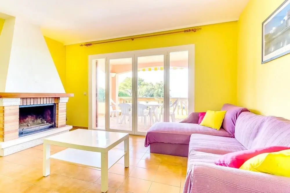Villa With 3 Bedrooms in Llucmajor, With Wonderful sea View, Private Pool, Enclosed Garden Near the Beach