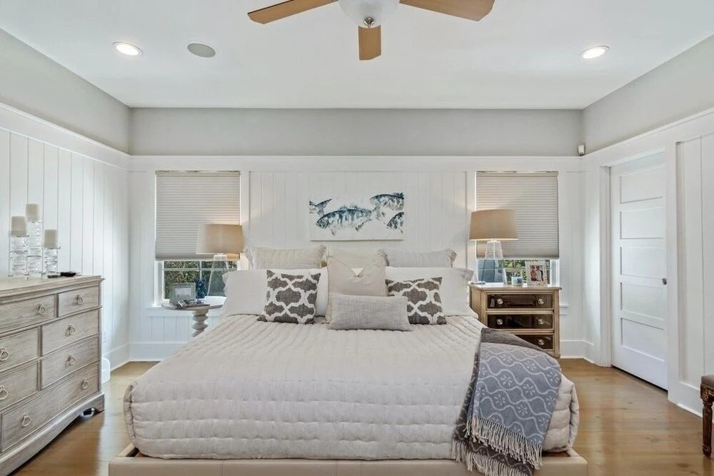 Golf Cart Screened-in Porch & Grill Station Close To Camp Watercolor 4 Bedroom Home by RedAwning