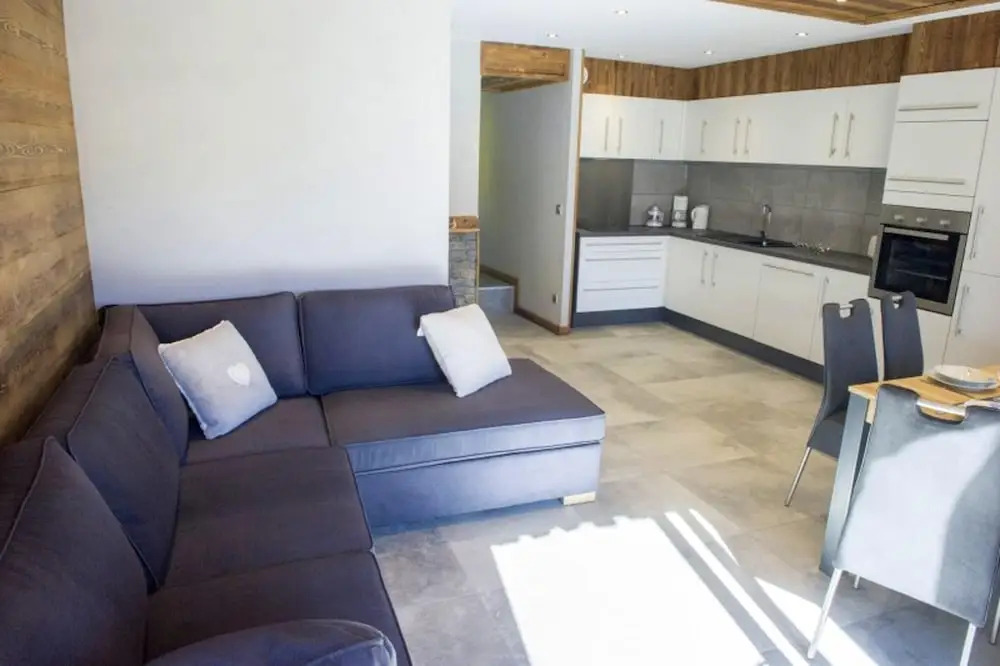 Apartment With 3 Bedrooms in Valloire, With Wonderful Mountain View, Furnished Garden and Wifi
