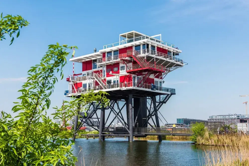 Amazing industrial palace in the Houthaven