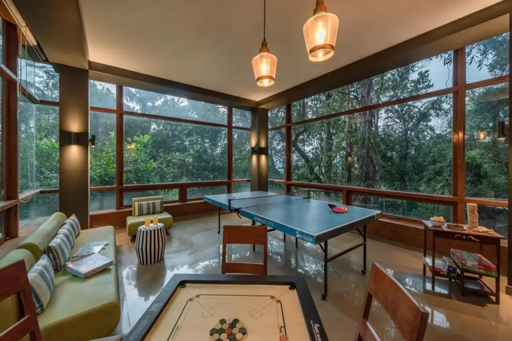 SaffronStays Odeon - 4BR heritage art deco villa with cantilever pool, verandahs & forested lawns