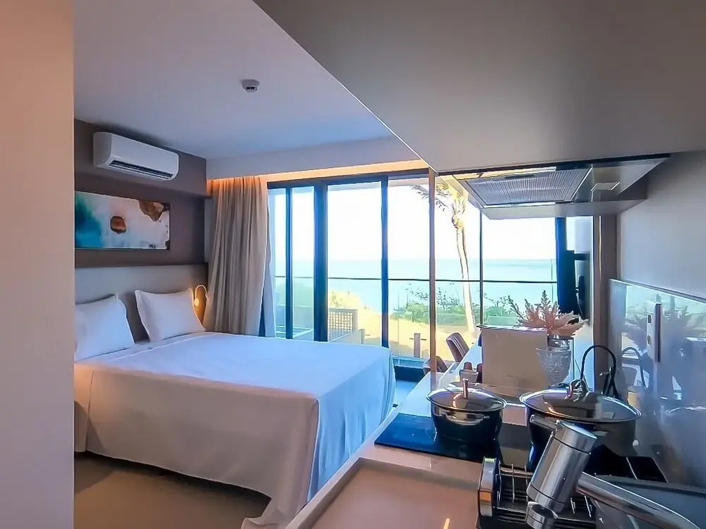 Restinga by Xtay - Studios com piscina e academia, pé na areia em João Pessoa